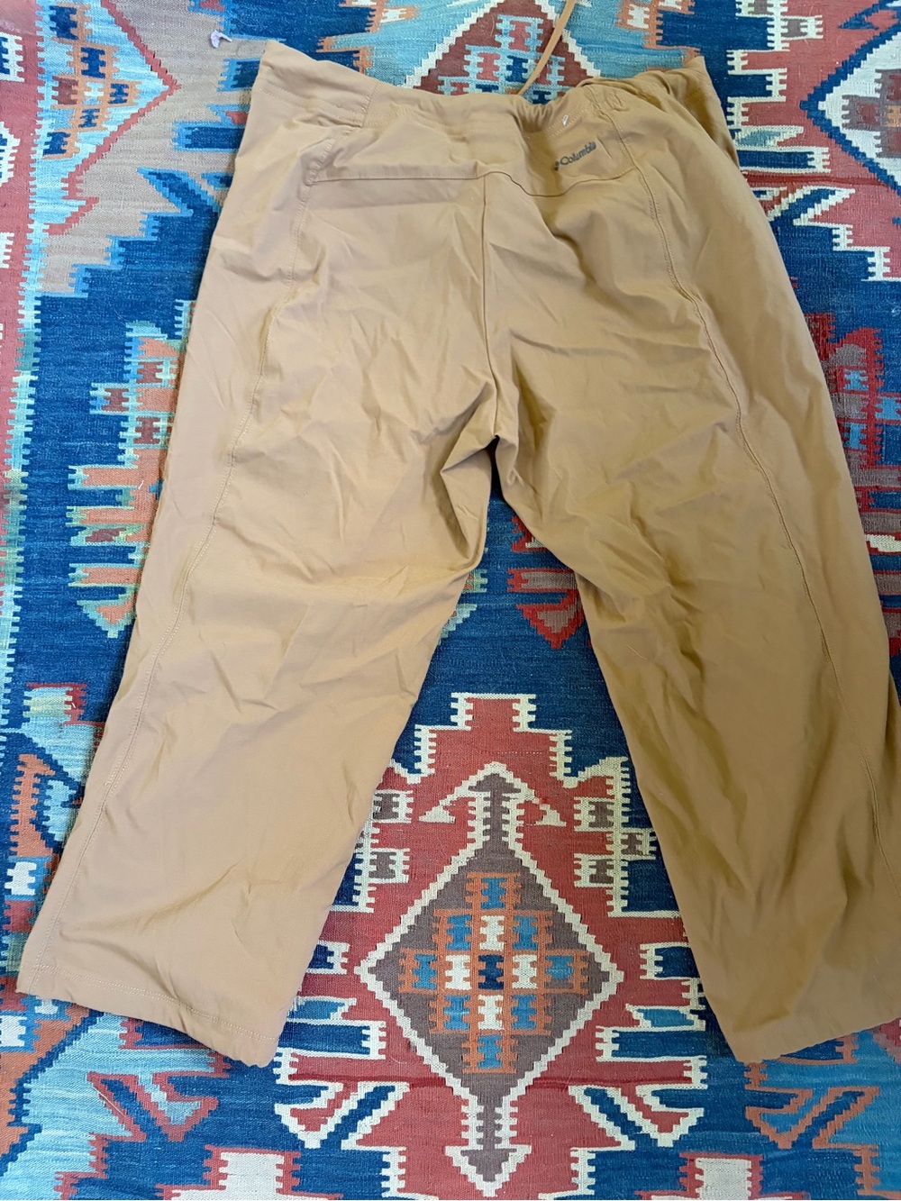 Women's Tan Capris - Lightweight Outdoor Stretch